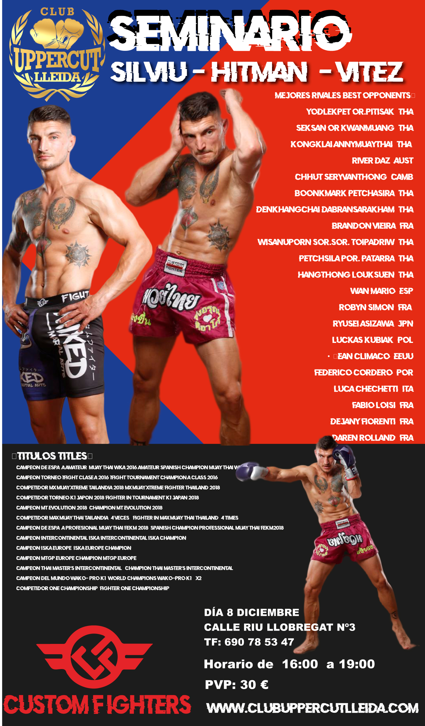 Seminario exclusivo con el destacado experto en Muay Thai, Silviu 
